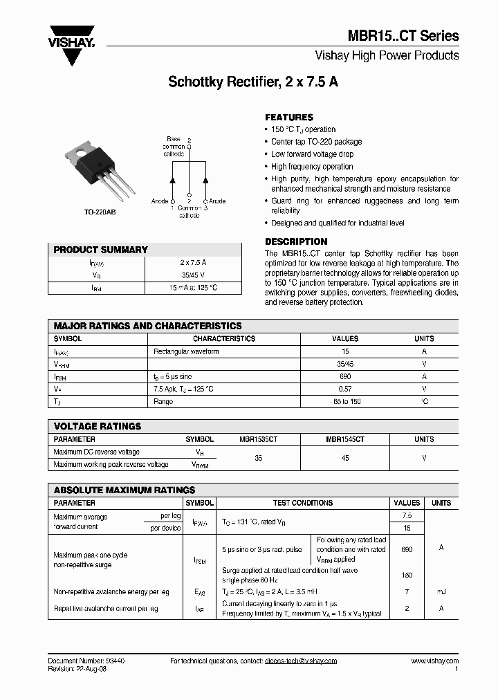 MBR1535CT08_4486370.PDF Datasheet