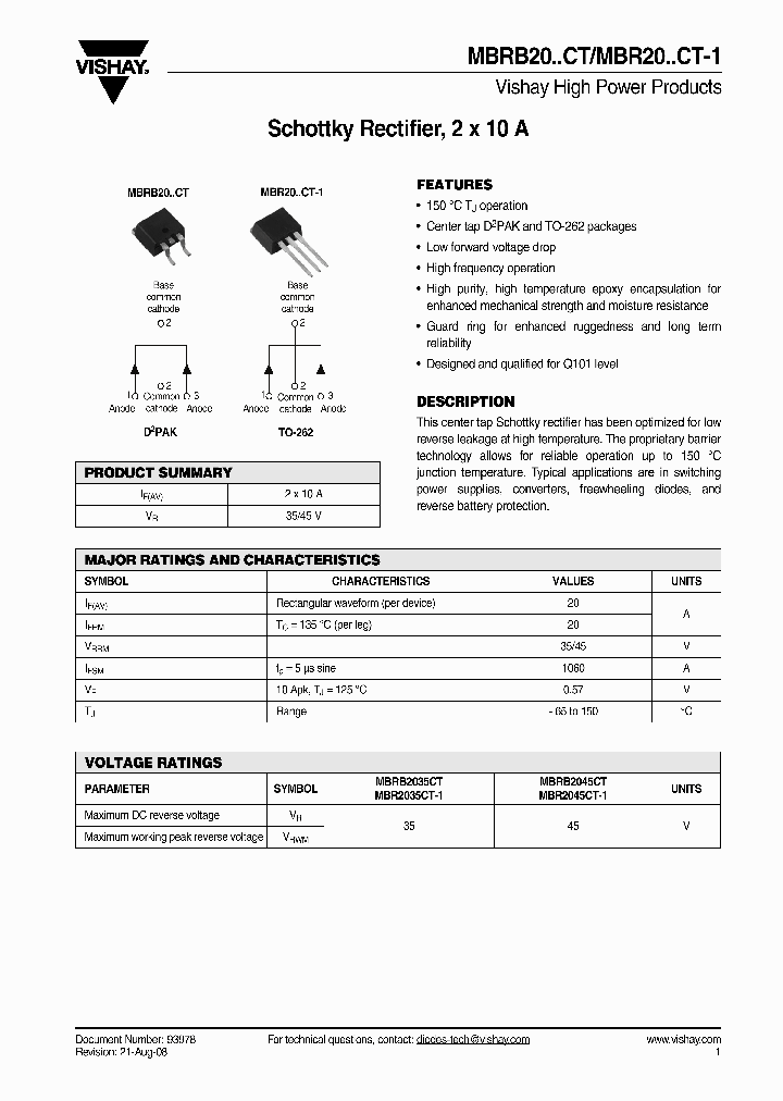 MBR2035CT-1_4346551.PDF Datasheet