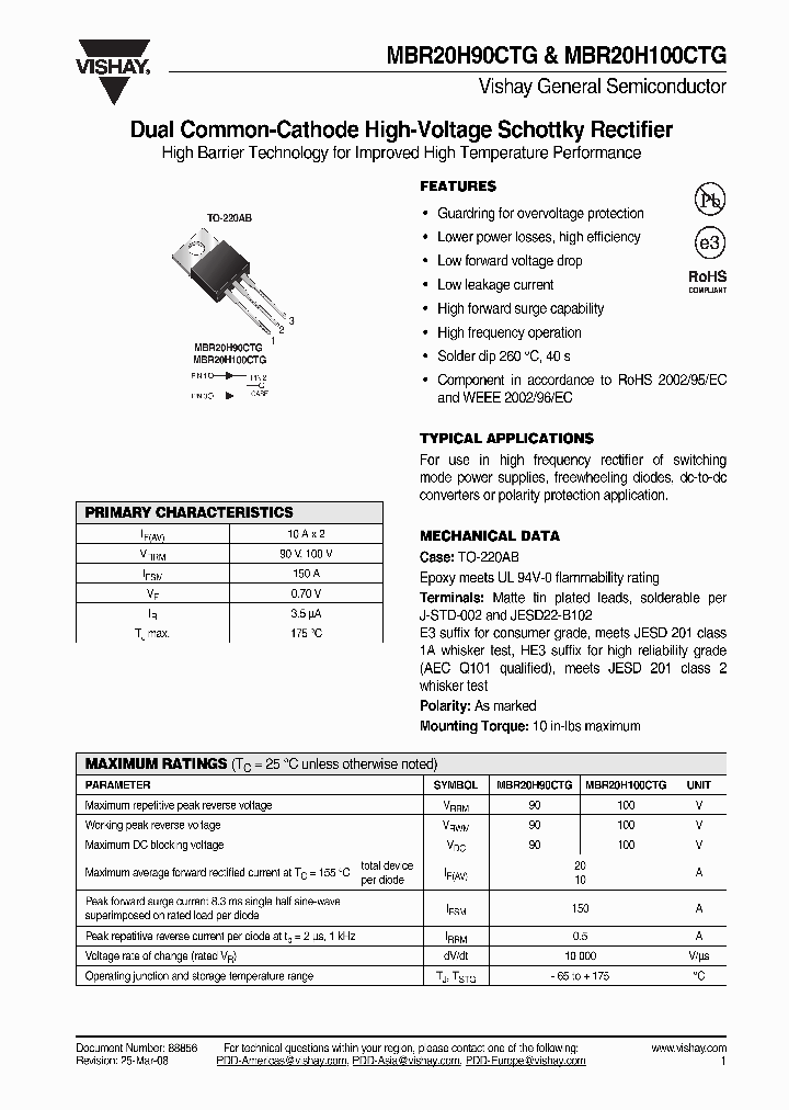 MBR20H100CTG_4691976.PDF Datasheet