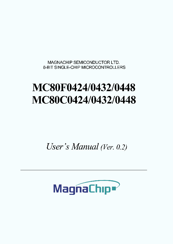 MC80F0424_4874010.PDF Datasheet