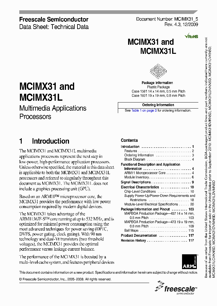 MCIMX31DVMN5D_4533779.PDF Datasheet