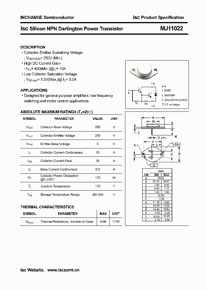 MJ11022_4305523.PDF Datasheet