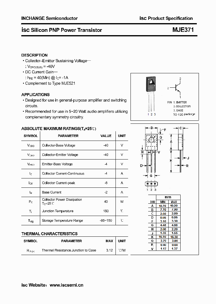 MJE371_4343138.PDF Datasheet