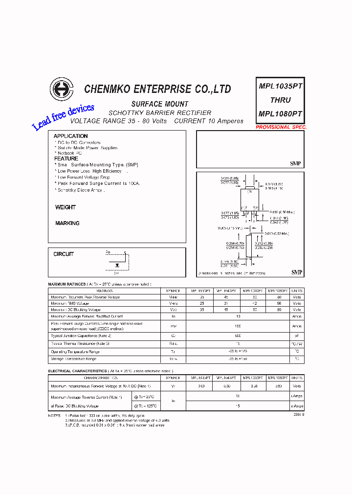 MPL1060PT_4620307.PDF Datasheet