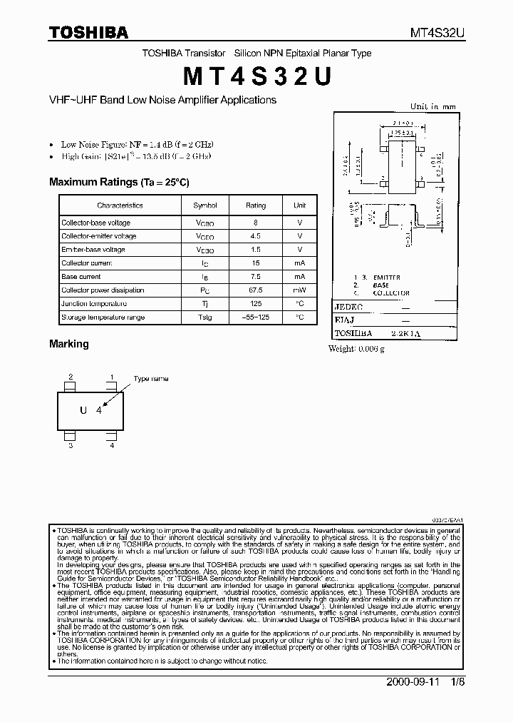 MT4S32U_4880500.PDF Datasheet