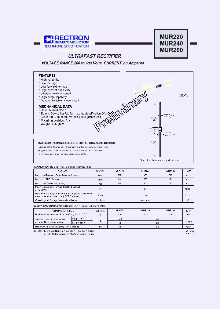 MUR220_4552389.PDF Datasheet