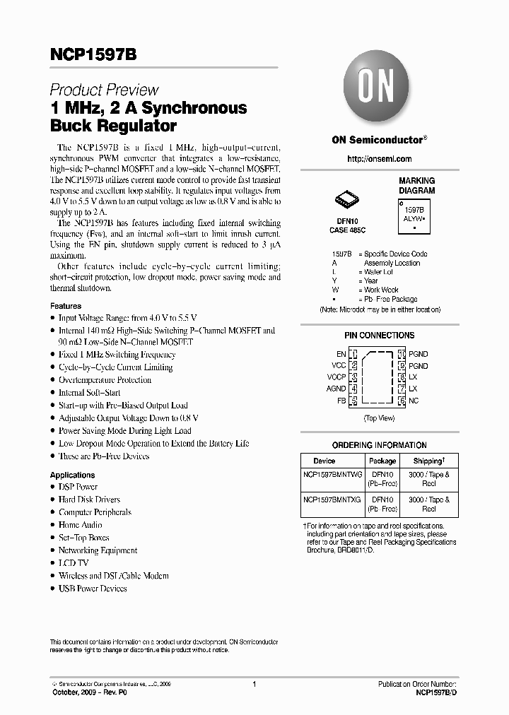 NCP1597B_4842555.PDF Datasheet