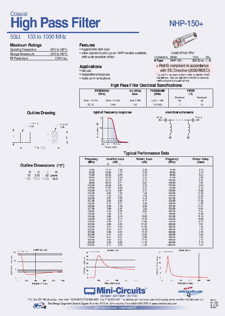 NHP-150_4821201.PDF Datasheet