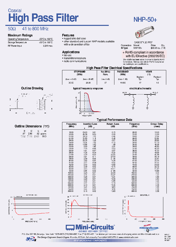 NHP-50_4821203.PDF Datasheet