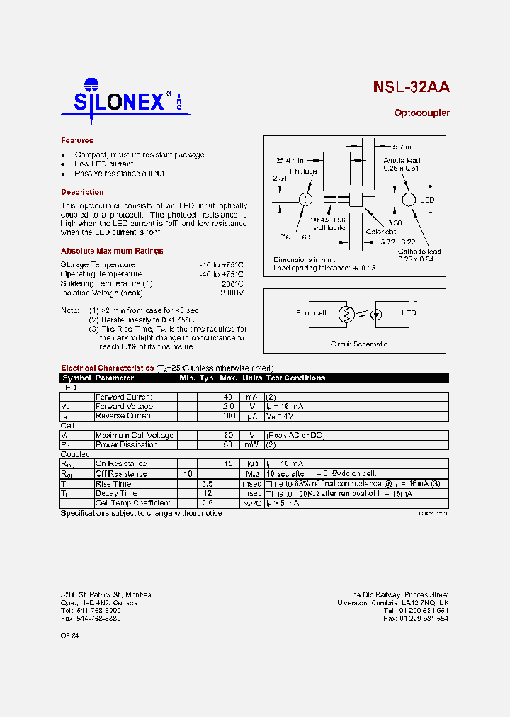 NSL-32AA_4763488.PDF Datasheet