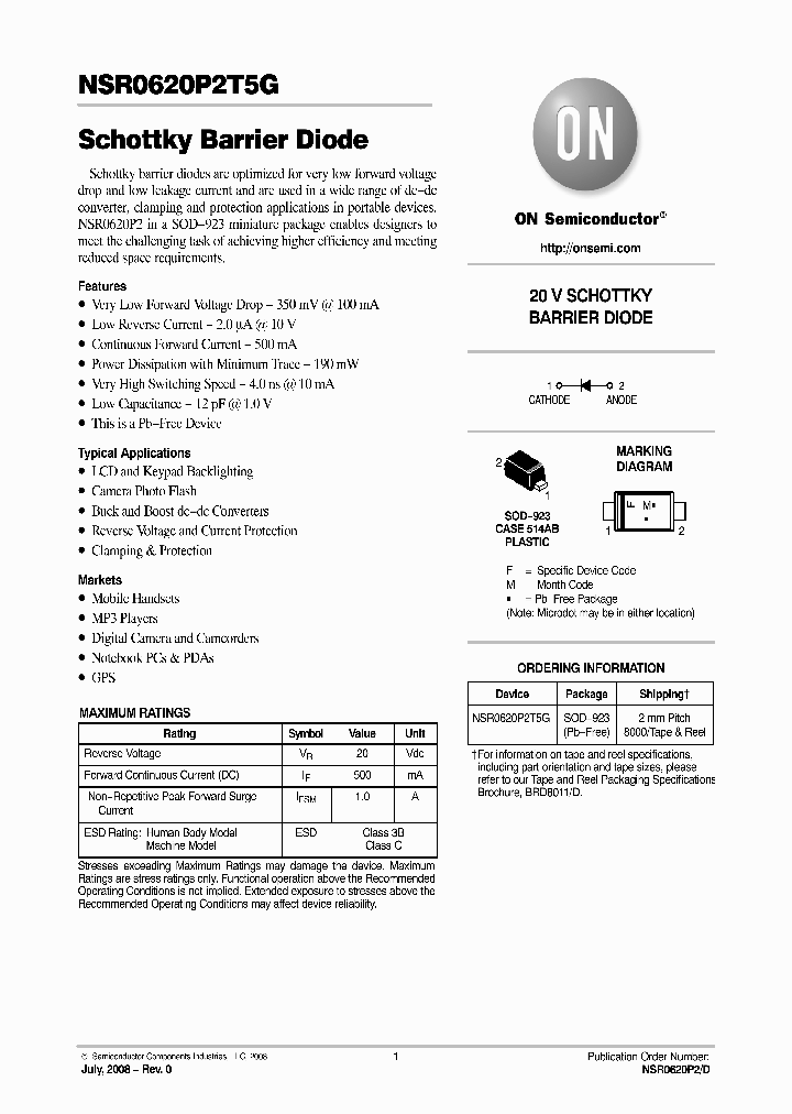 NSR0620P2T5G_4535192.PDF Datasheet