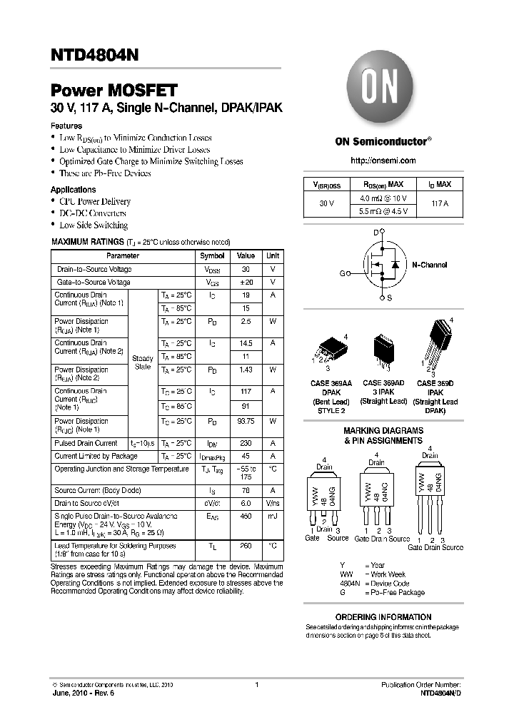 NTD4804N_4750370.PDF Datasheet