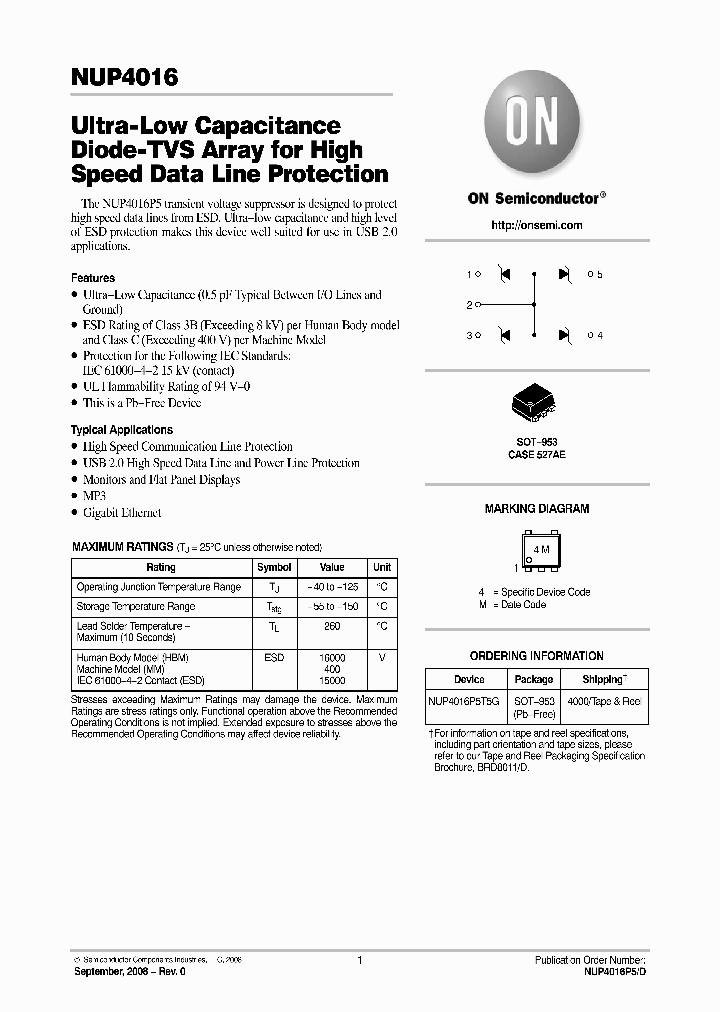 NUP4016_4579721.PDF Datasheet