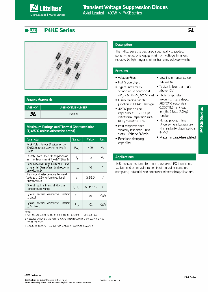 P4KE10A-B_4599925.PDF Datasheet