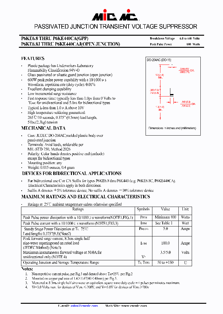 P6KE12_4551065.PDF Datasheet