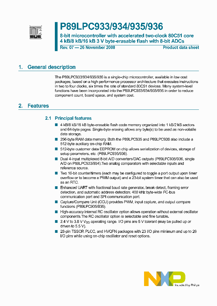 P89LPC935FHN_4536986.PDF Datasheet