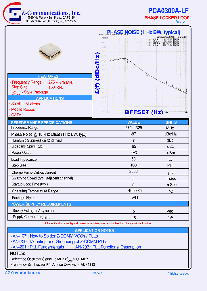 PCA0300A-LF_4540611.PDF Datasheet