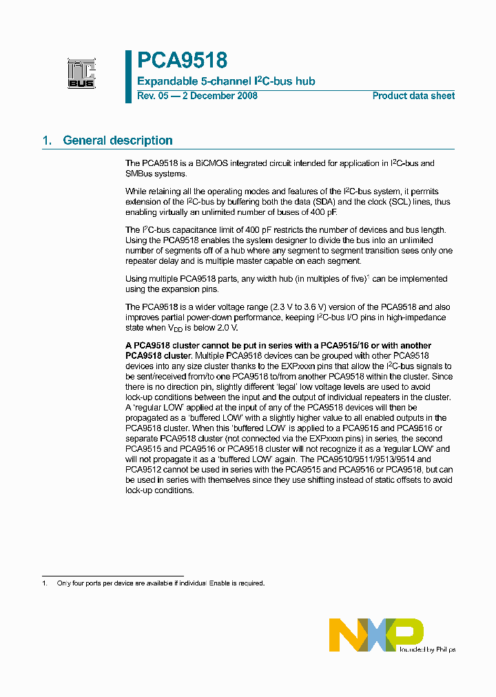 PCA9518PW_4755813.PDF Datasheet