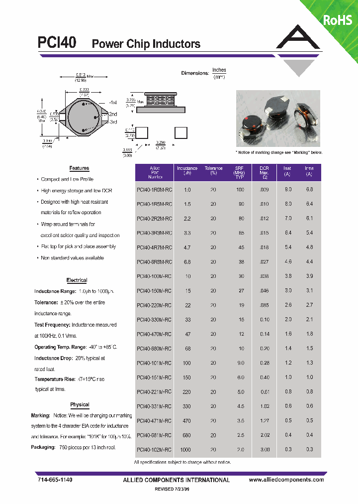 PCI40-100M-RC_4650457.PDF Datasheet