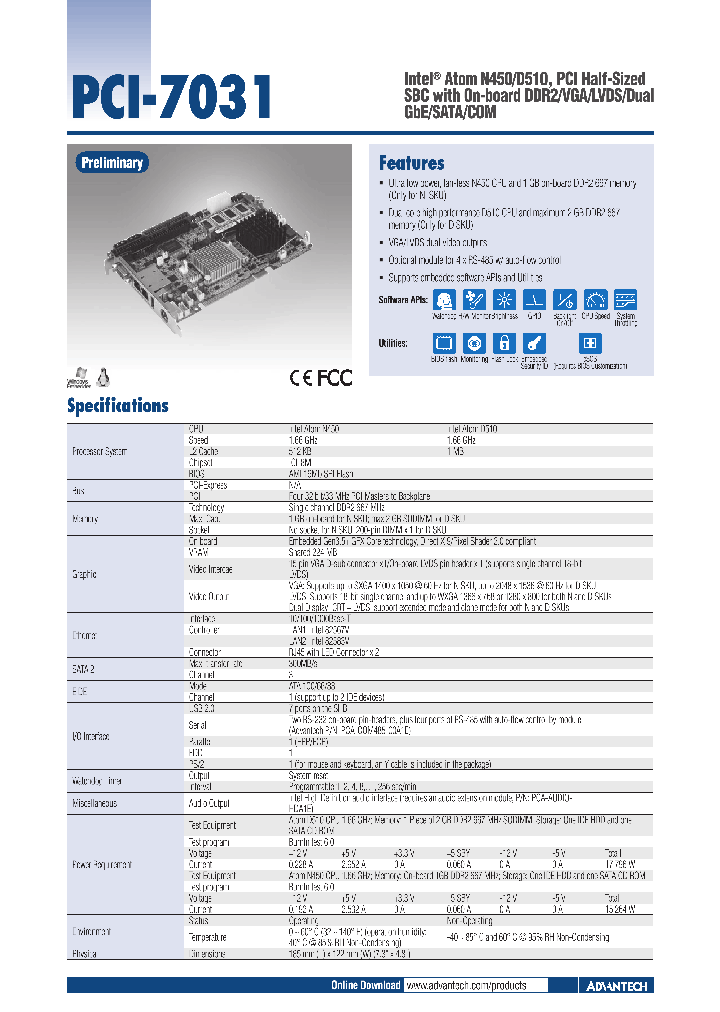 PCI-7031N-S6A1E_4565475.PDF Datasheet