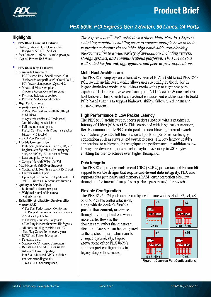 PEX8696-16U8DBBRDK_4606623.PDF Datasheet