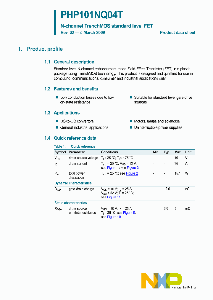 PHP101NQ04T_4559685.PDF Datasheet