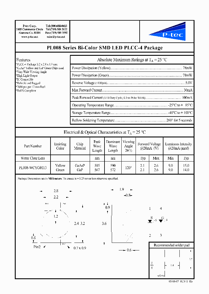 PL008-WCYG0113_4529220.PDF Datasheet