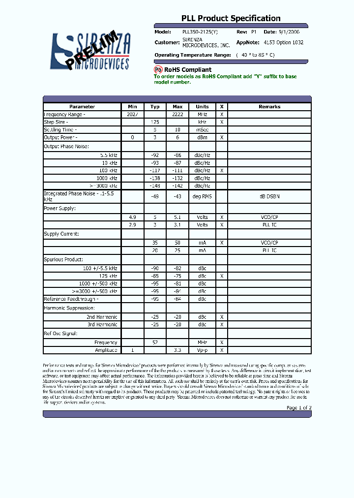 PLL350-2125_4267219.PDF Datasheet