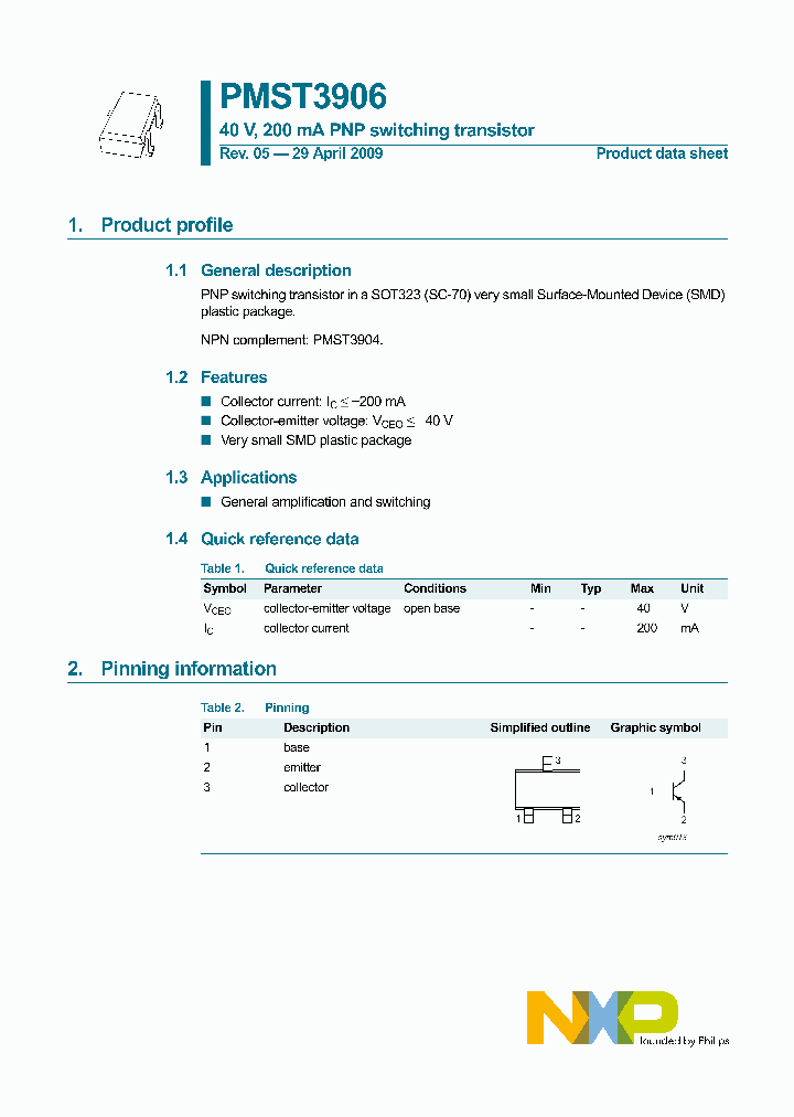 PMST3906_4628508.PDF Datasheet