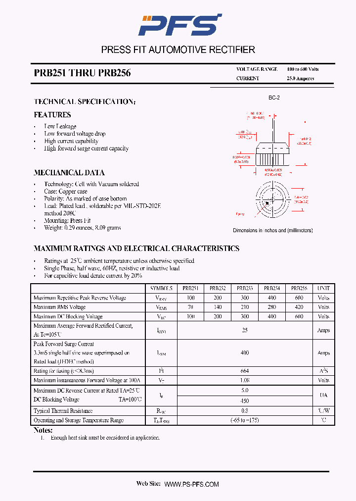 PRB251_4850998.PDF Datasheet