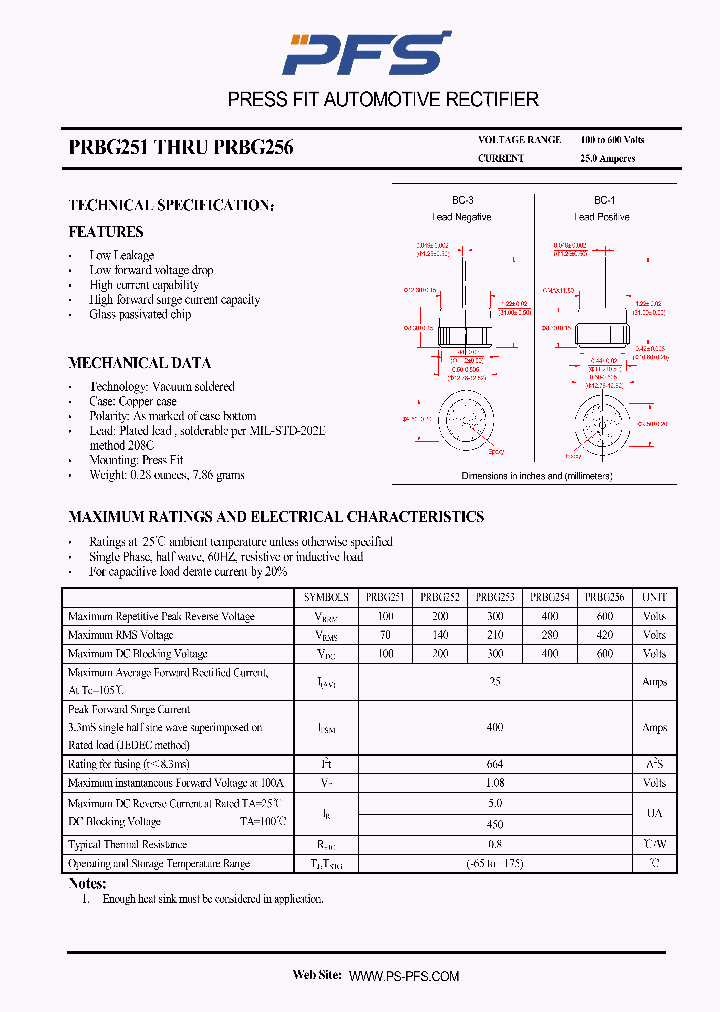 PRBG251_4851011.PDF Datasheet