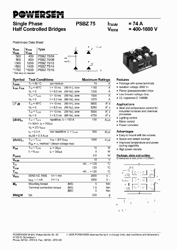 PSBZ75_4617416.PDF Datasheet