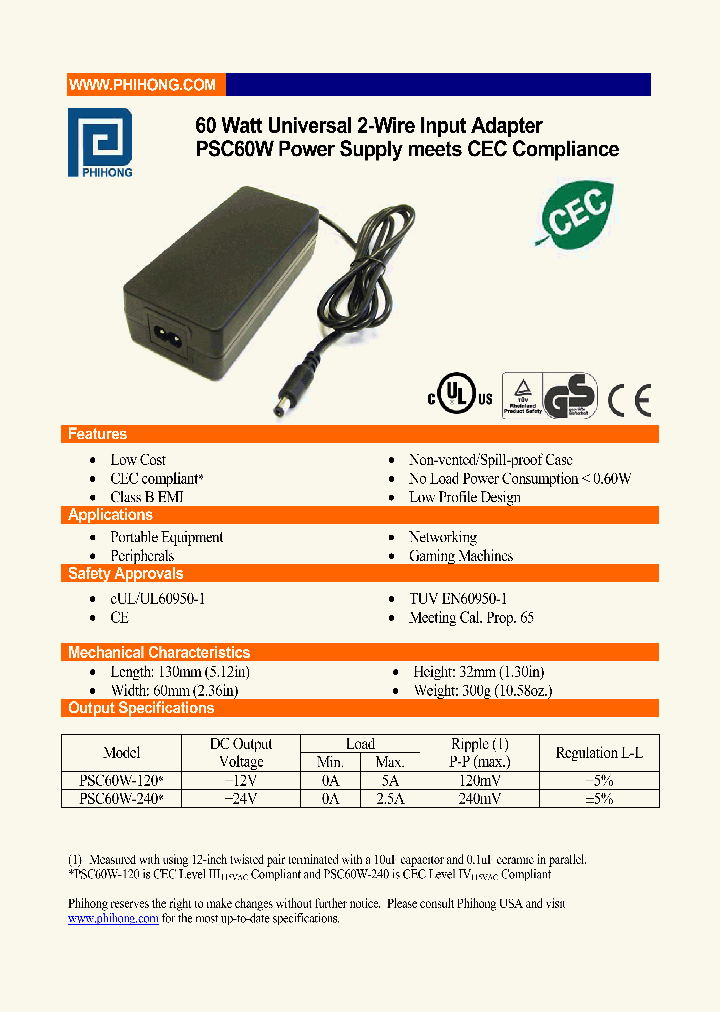 PSC60W-120_4440405.PDF Datasheet
