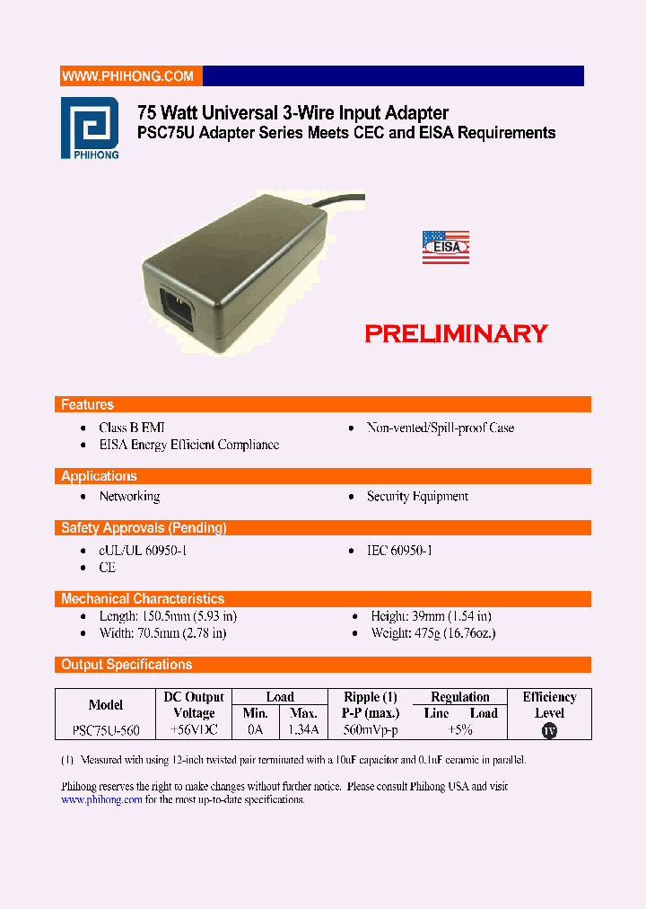 PSC75U-560_4448548.PDF Datasheet