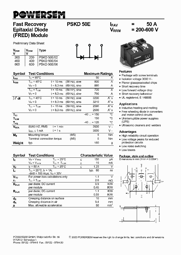 PSKD50E_4688085.PDF Datasheet