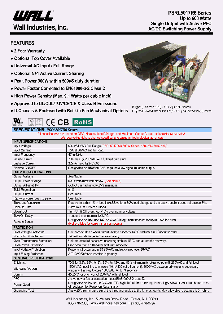 PSRL5017R6_4215185.PDF Datasheet