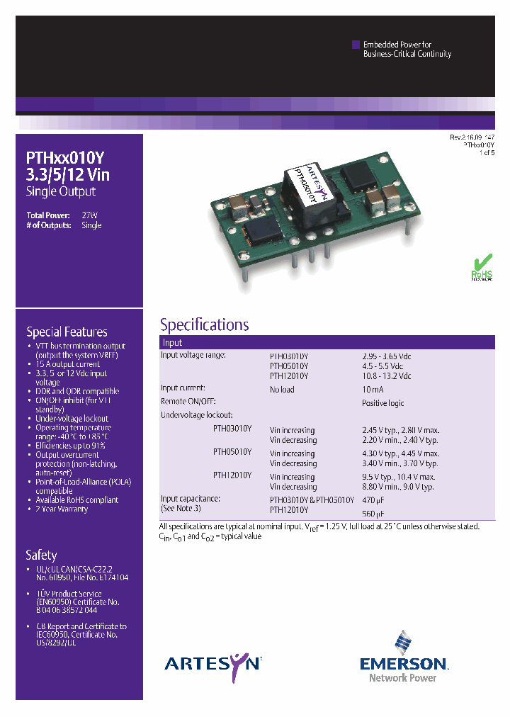 PTH03010YADT_4298790.PDF Datasheet