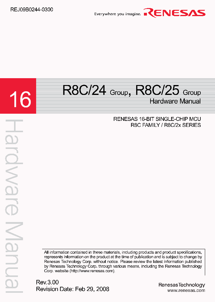 R5F21258SDFP_4329137.PDF Datasheet