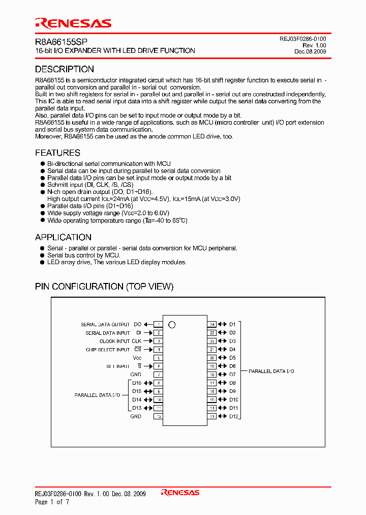 R8A66155SP_4519659.PDF Datasheet