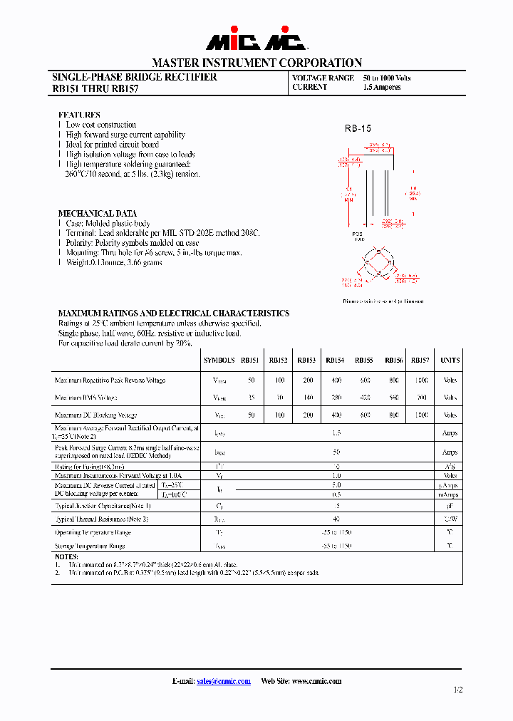 RB156_4402789.PDF Datasheet