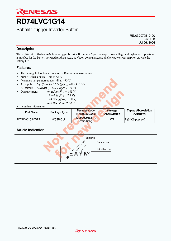 RD74LVC1G14_4491890.PDF Datasheet