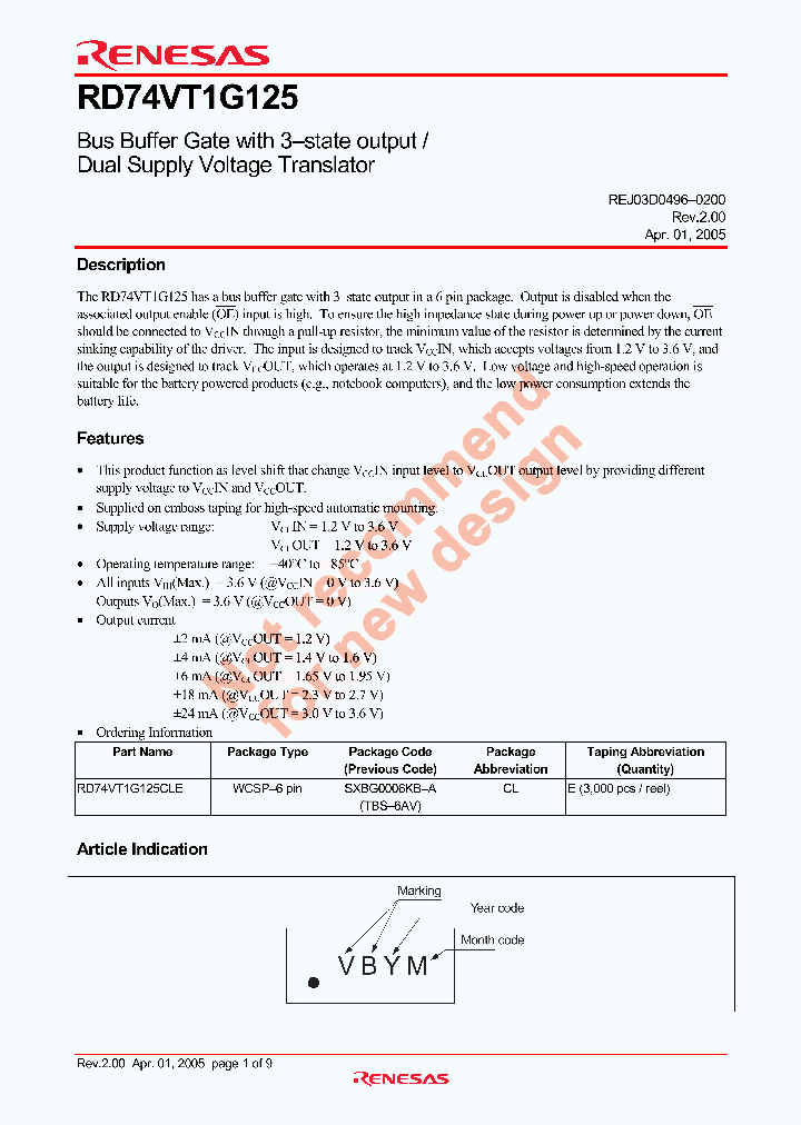 RD74VT1G125_4351794.PDF Datasheet