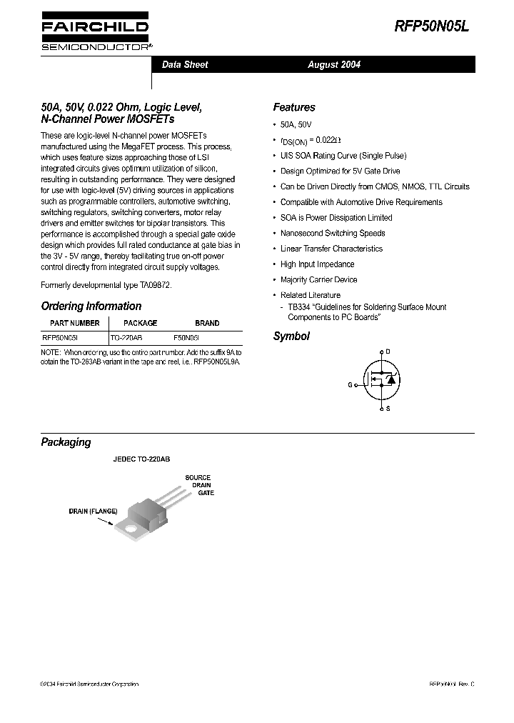 RFP50N05L04_4364927.PDF Datasheet