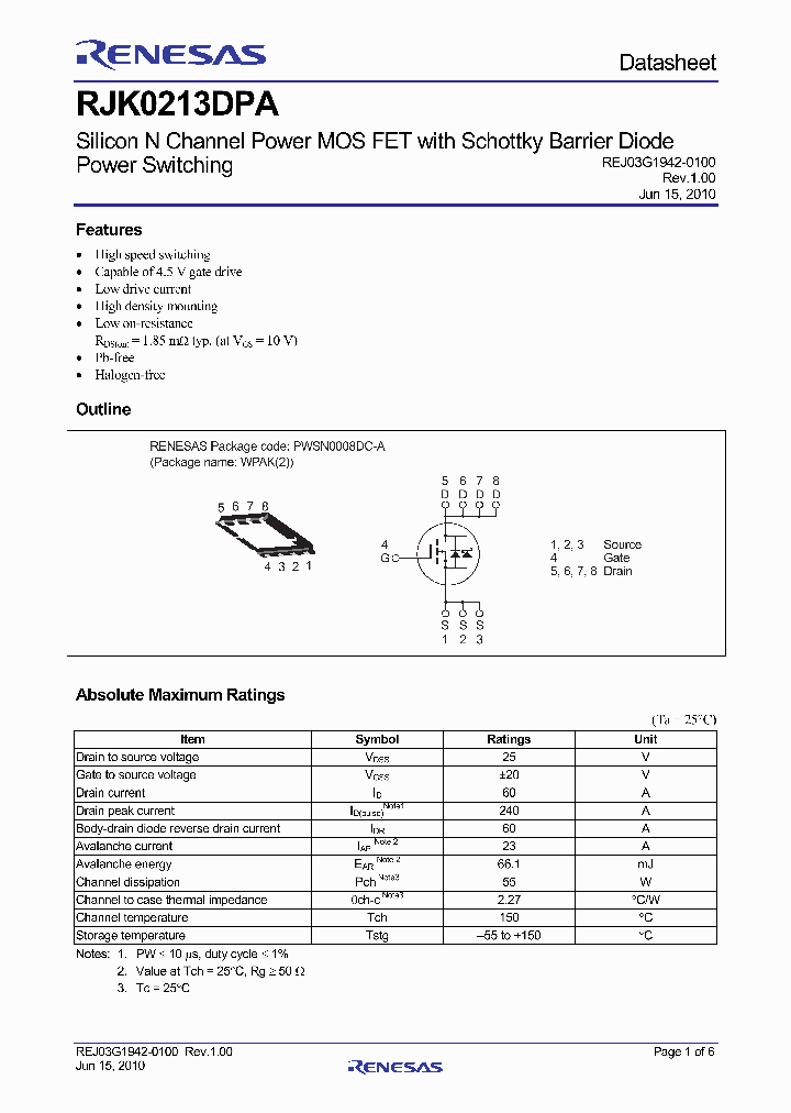 RJK0213DPA_4580556.PDF Datasheet