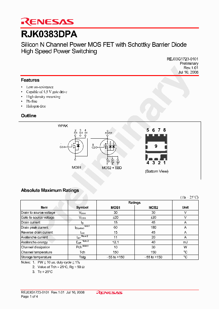 RJK0383DPA-00-J0_4648458.PDF Datasheet