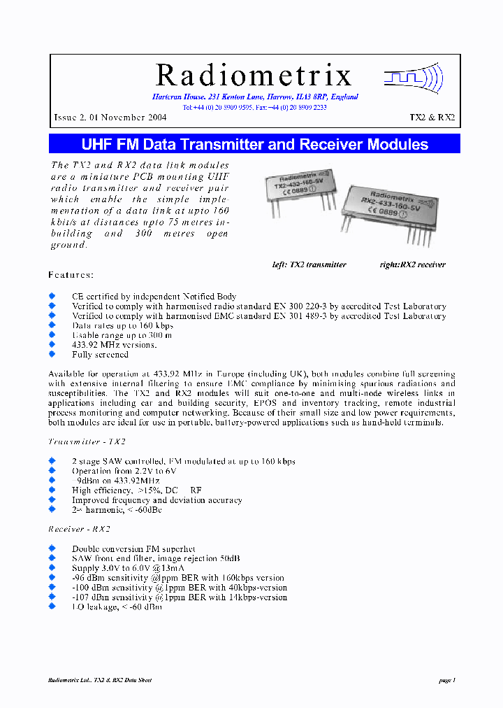 RX2-433_4181119.PDF Datasheet