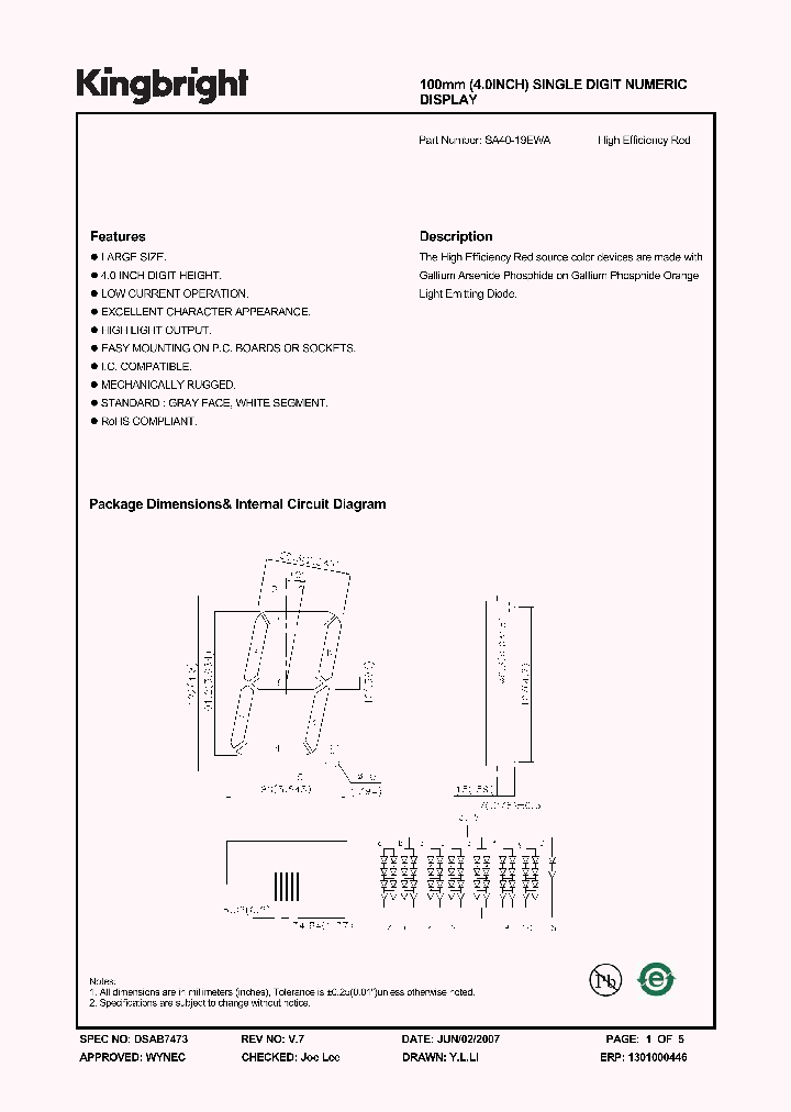 SA40-19EWA_4861164.PDF Datasheet