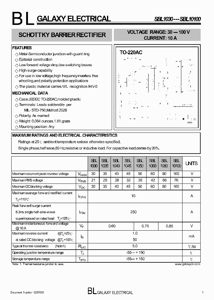 SBL10100_4192706.PDF Datasheet