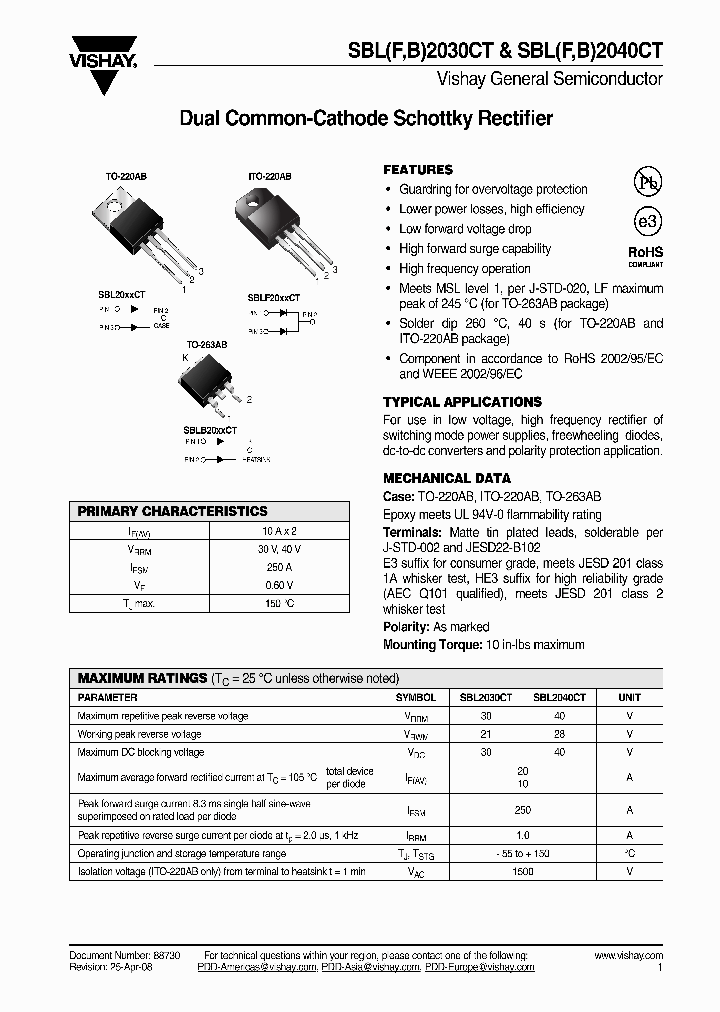 SBLB2030CT-E345_4256567.PDF Datasheet