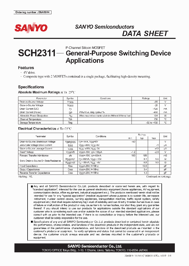 SCH2311_4348483.PDF Datasheet